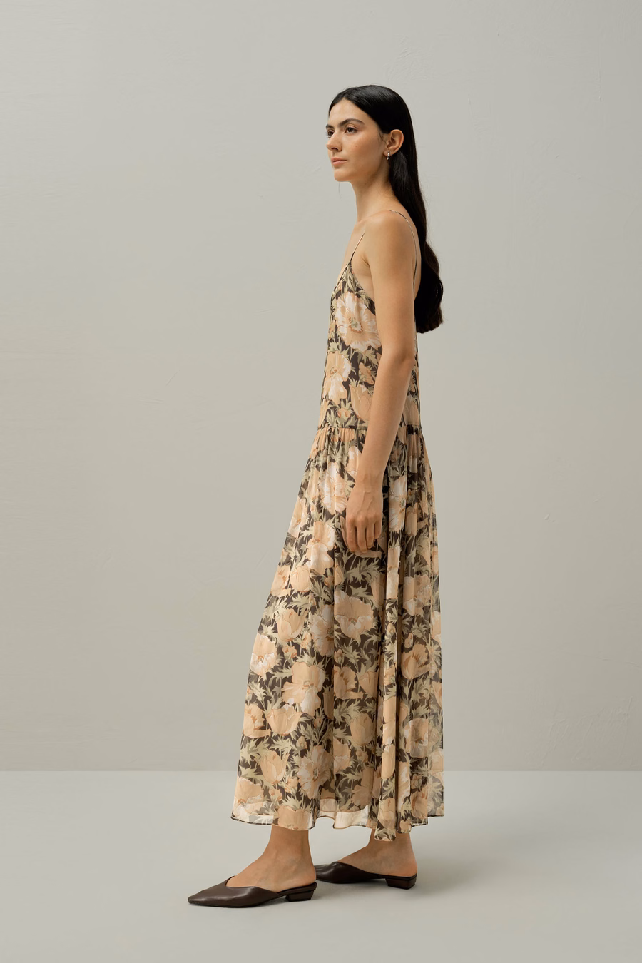 Poppy Parade Slip Dress - Gemaakt Van Liberty Stof