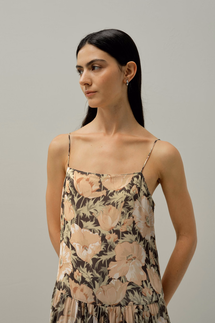 Poppy Parade Slip Dress - Gemaakt Van Liberty Stof