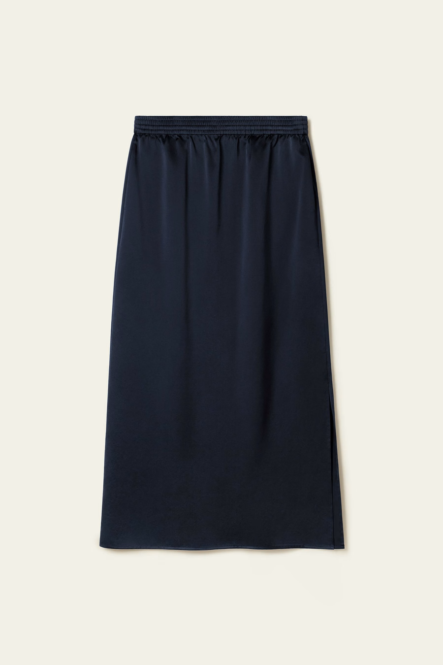 Wasbare Zijde Charmeuse Pull-On Rok
