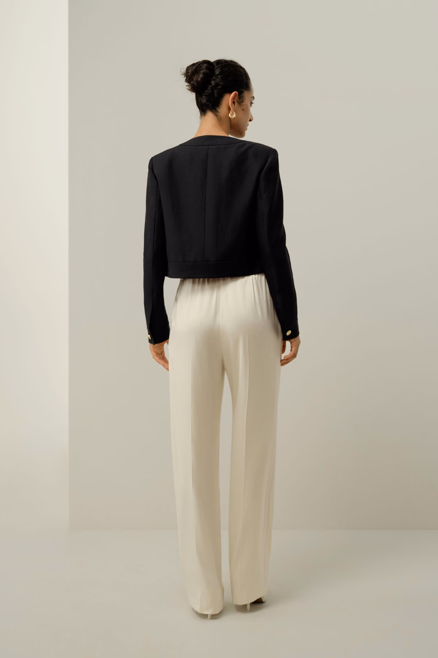 Mara Jacket in Zijde Linnen