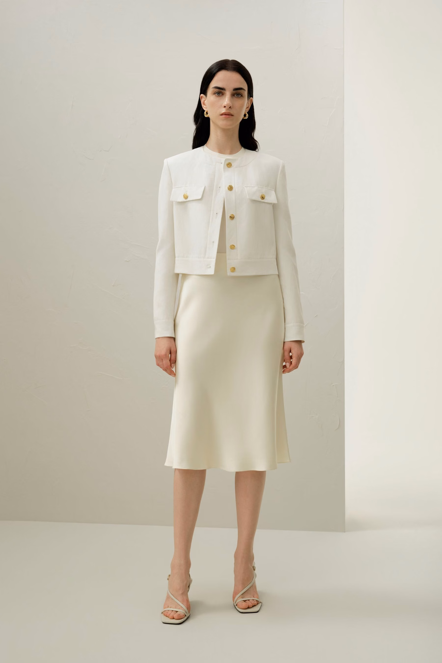 Mara Jacket in Zijde Linnen