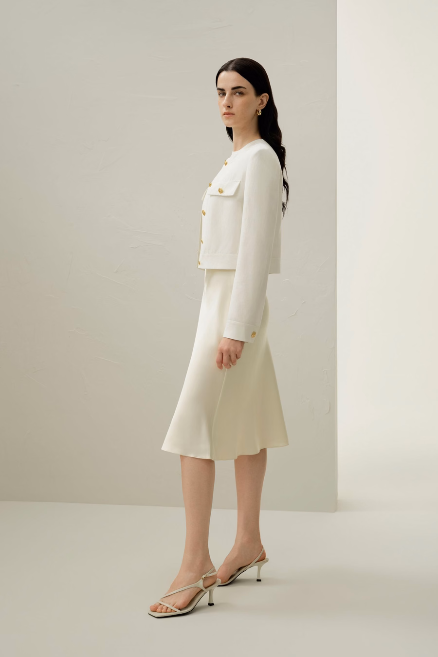 Mara Jacket in Zijde Linnen