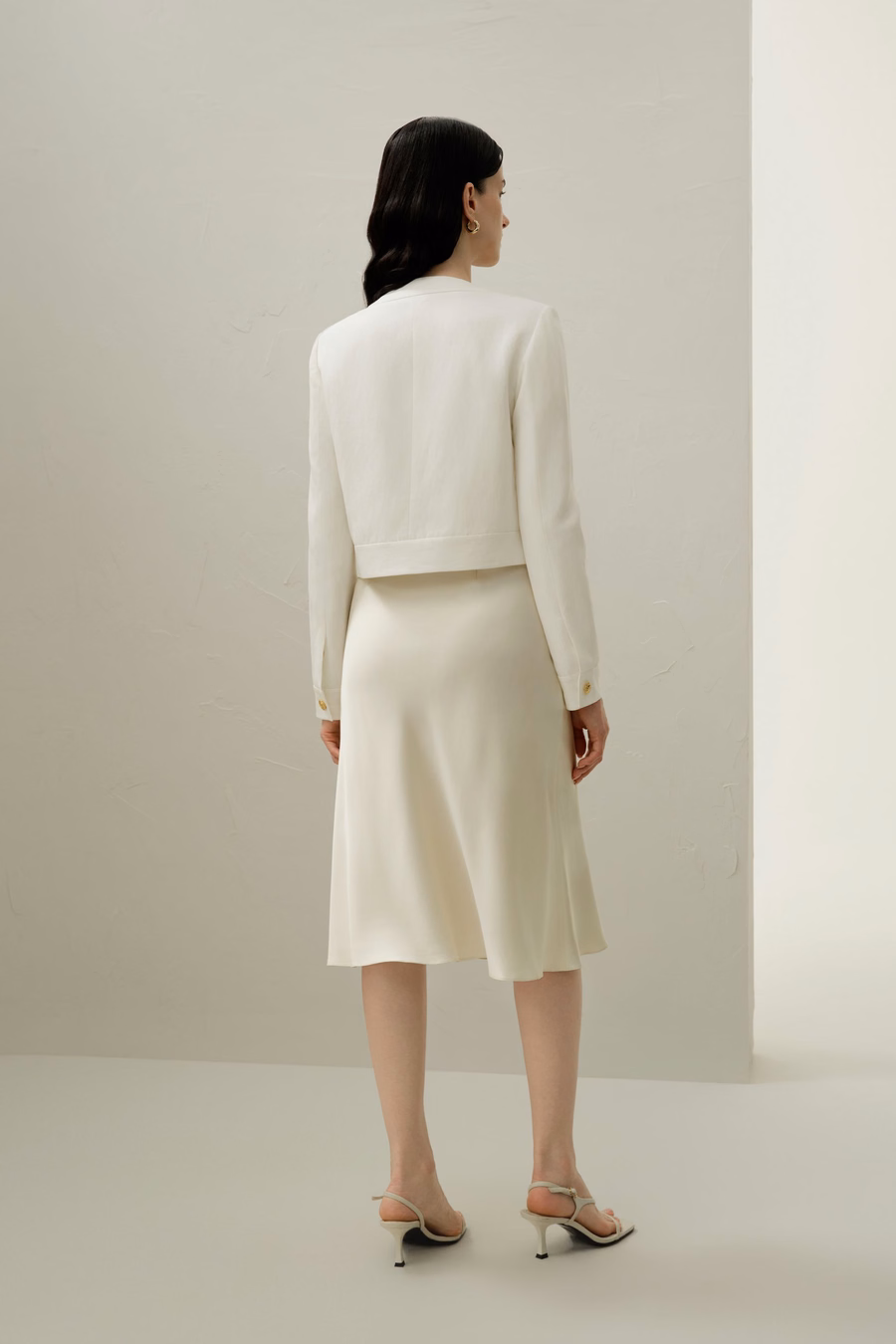 Mara Jacket in Zijde Linnen