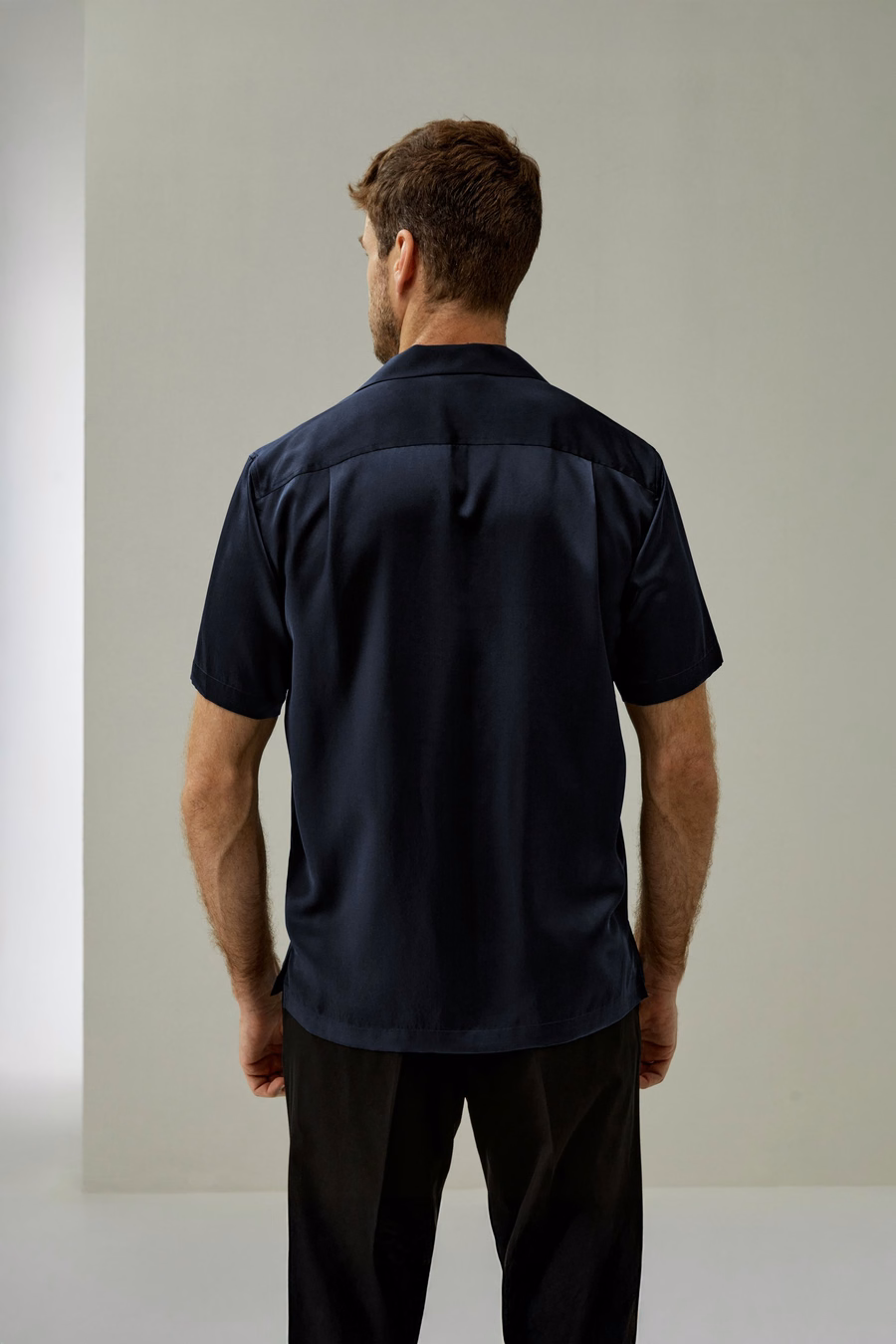 Mannen's Zijde Camp Shirt