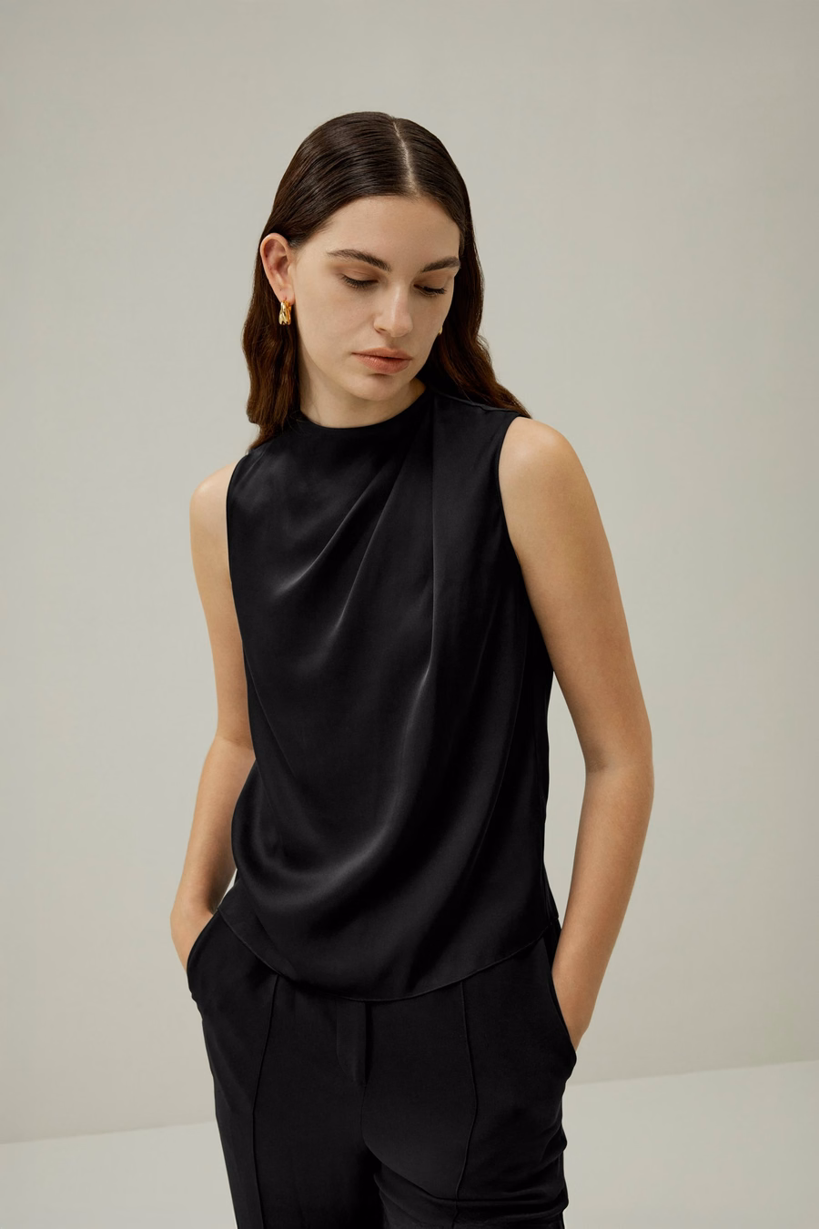 Ärmeloze Minimalistische Top