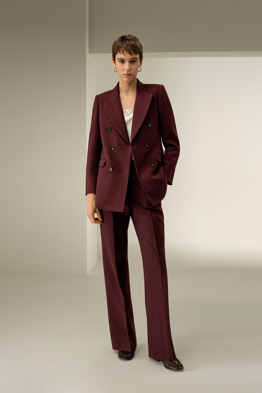 Dubbelbreasted revers blazer