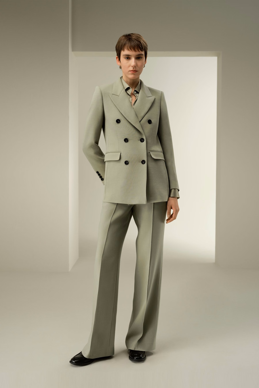 Dubbelbreasted revers blazer