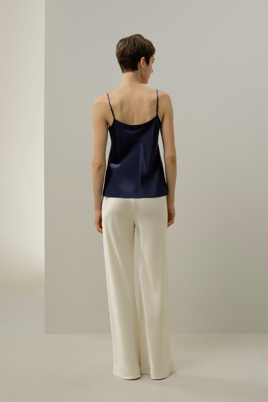 Kant-Trim Zijde Camisole