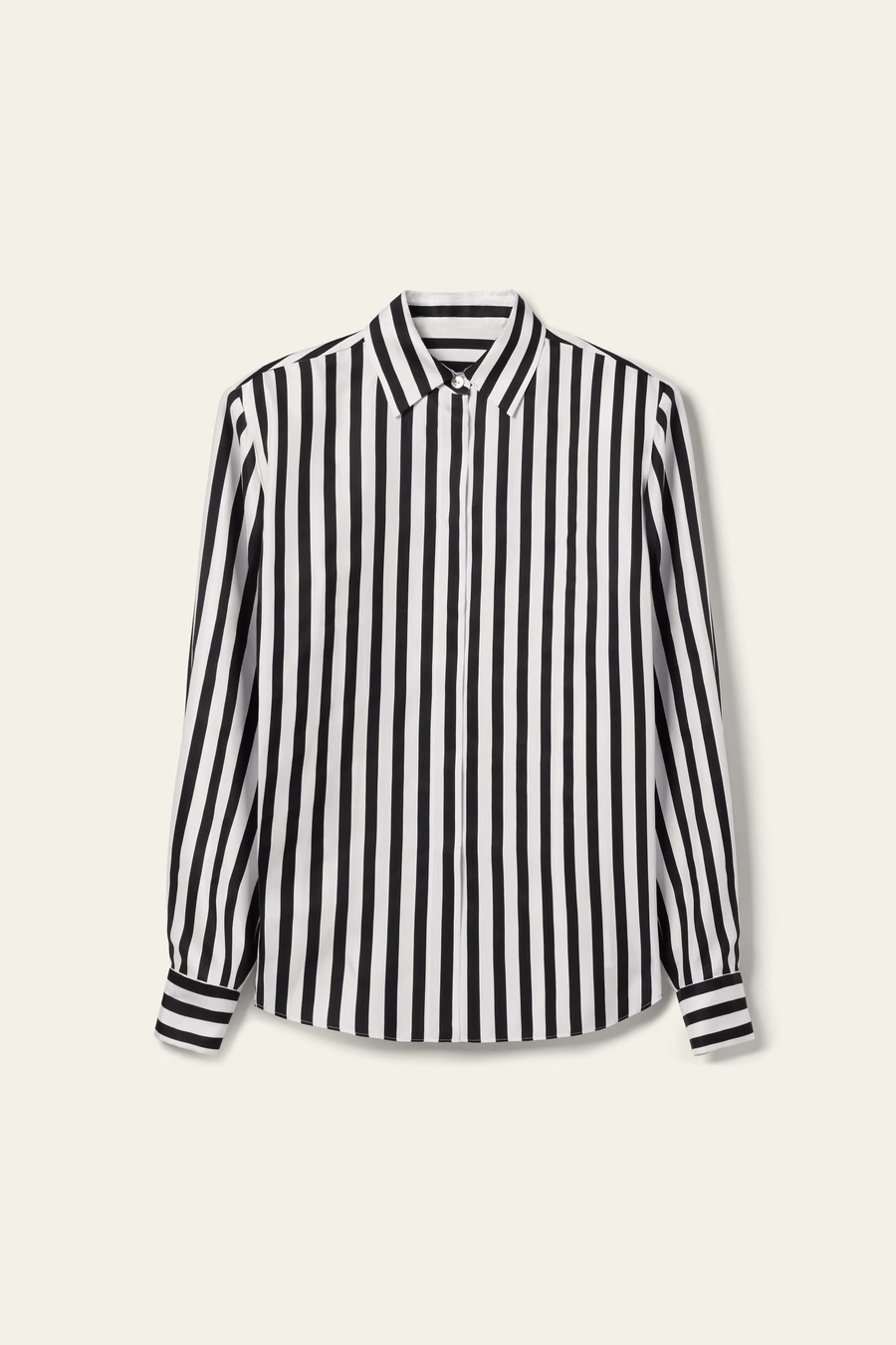 LILYSILK X LYDIA TOMLINSON Audrey Gestreepte Shirt