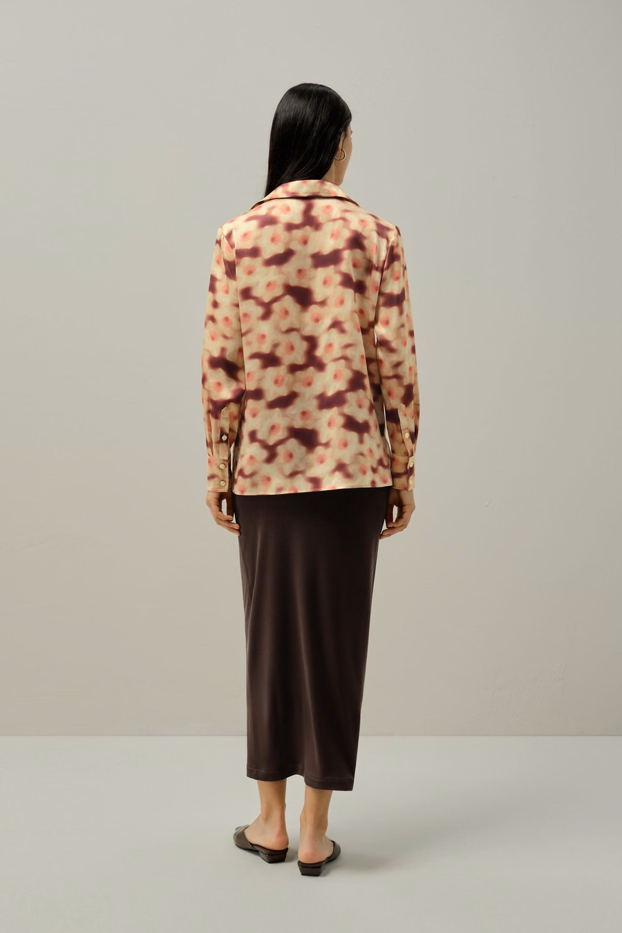 Daffodil Print Silk Blouse - Gemaakt van Liberty stof