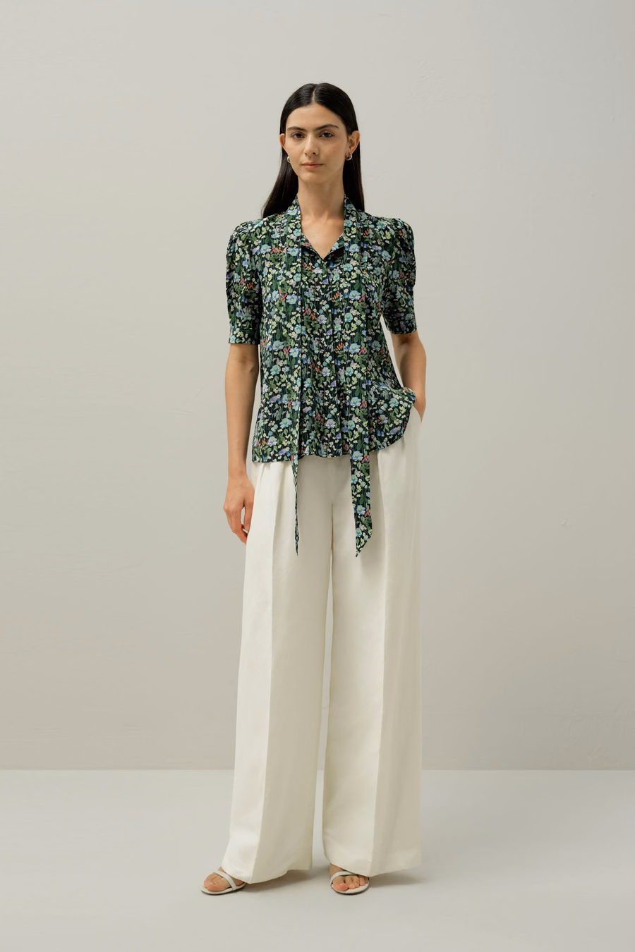 Puff-Sleeve Blouse - Gemaakt van Liberty-stof