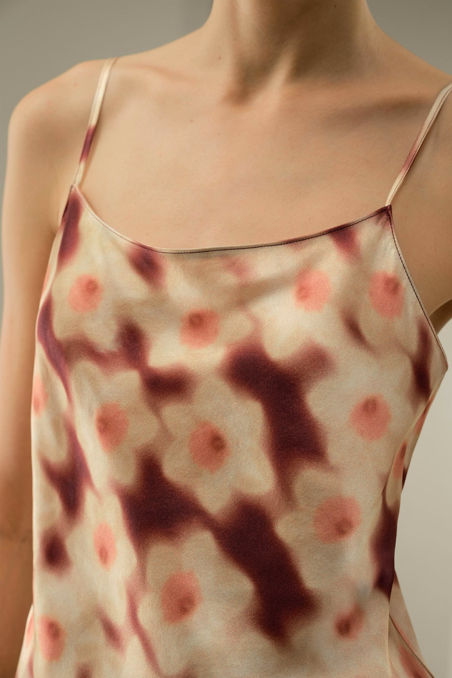 Daffodil Bloom Zijde Camisole – Gemaakt met Liberty Stof
