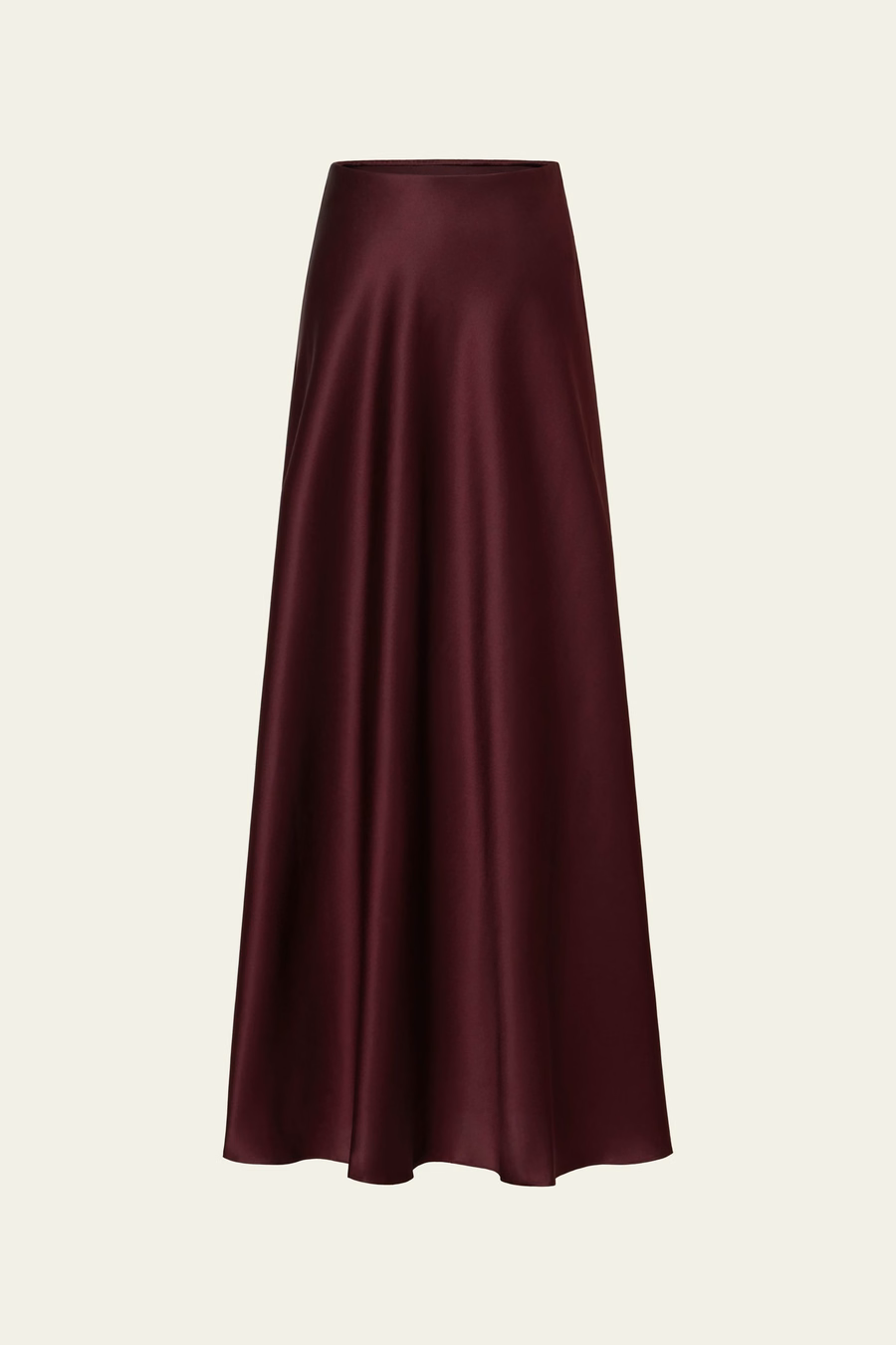 Seide Charmeuse A-Lijn Maxi Rok