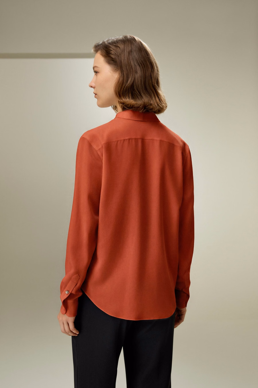 Zijde Vlinderstrik Blouse