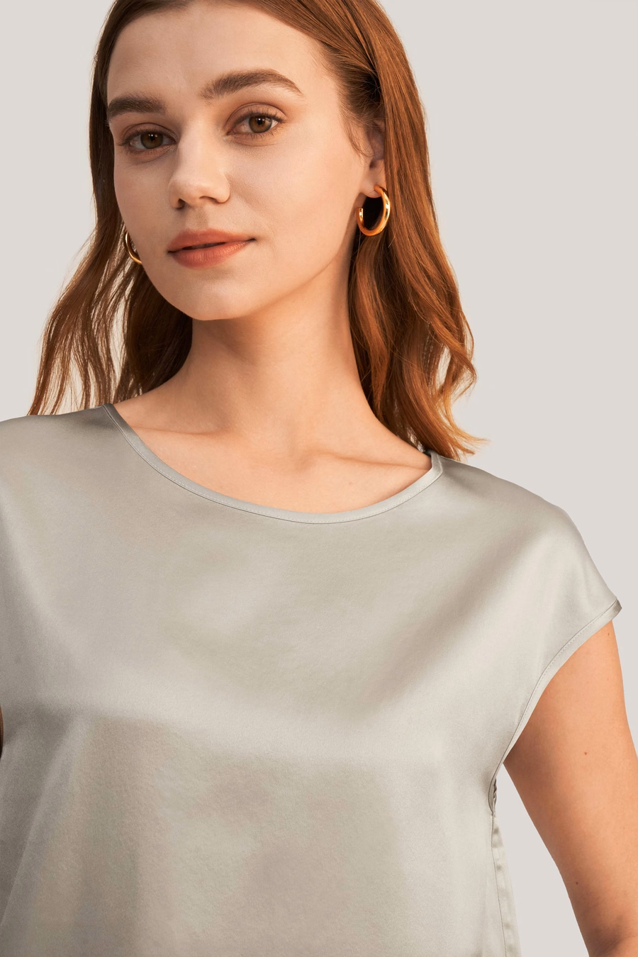 Basis Cap Mouwen Zijde T-shirt