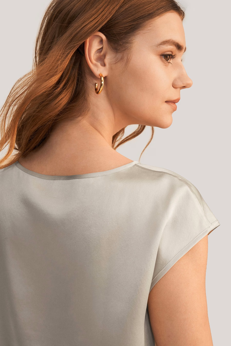 Basis Cap Mouwen Zijde T-shirt