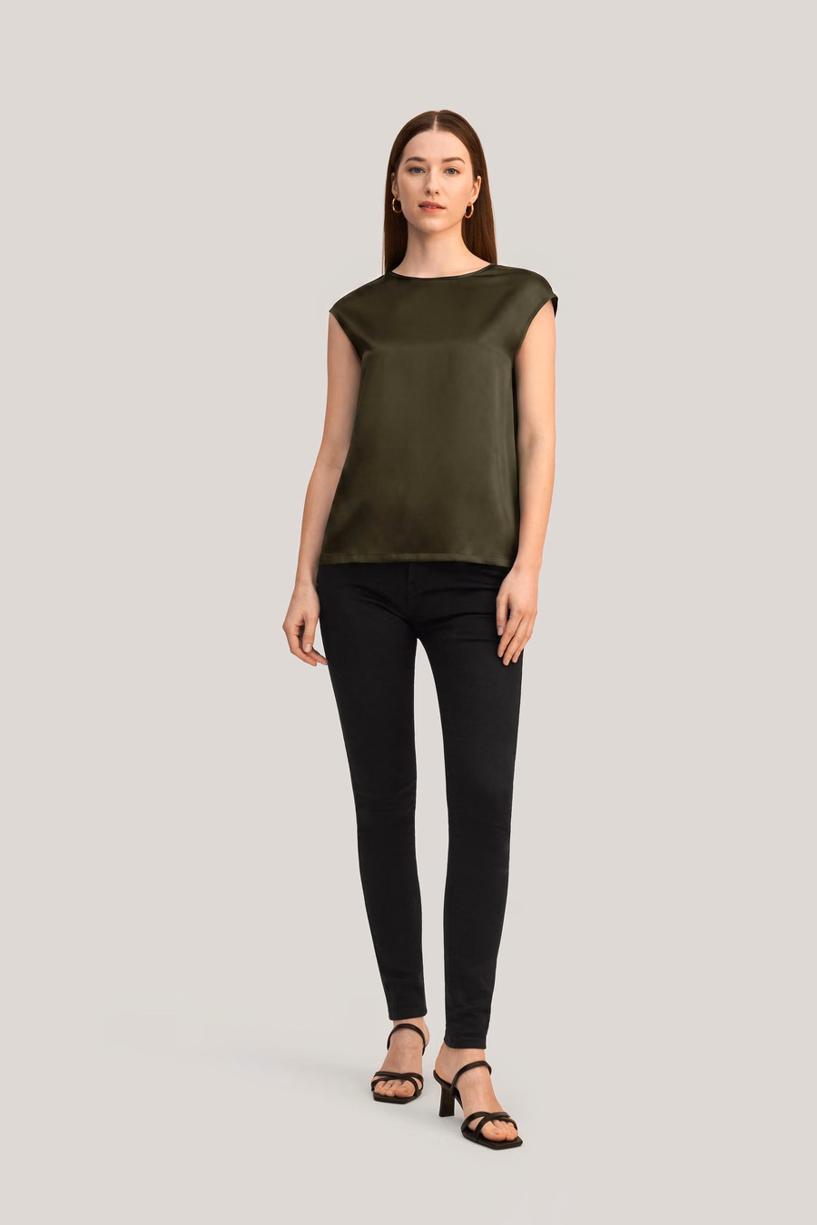 Basis Cap Mouwen Zijde T-shirt
