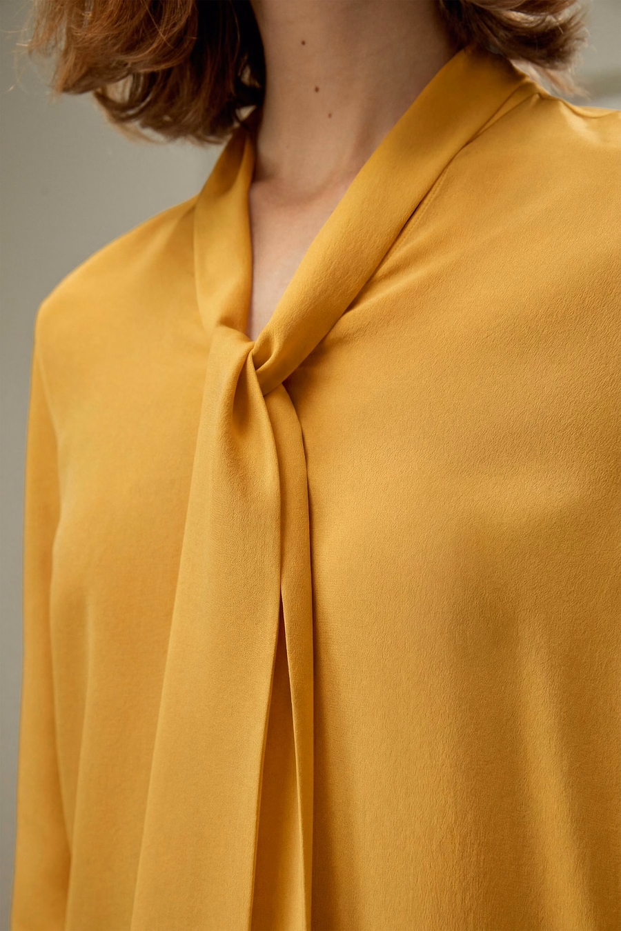 Zijde Vlinderstrik Blouse