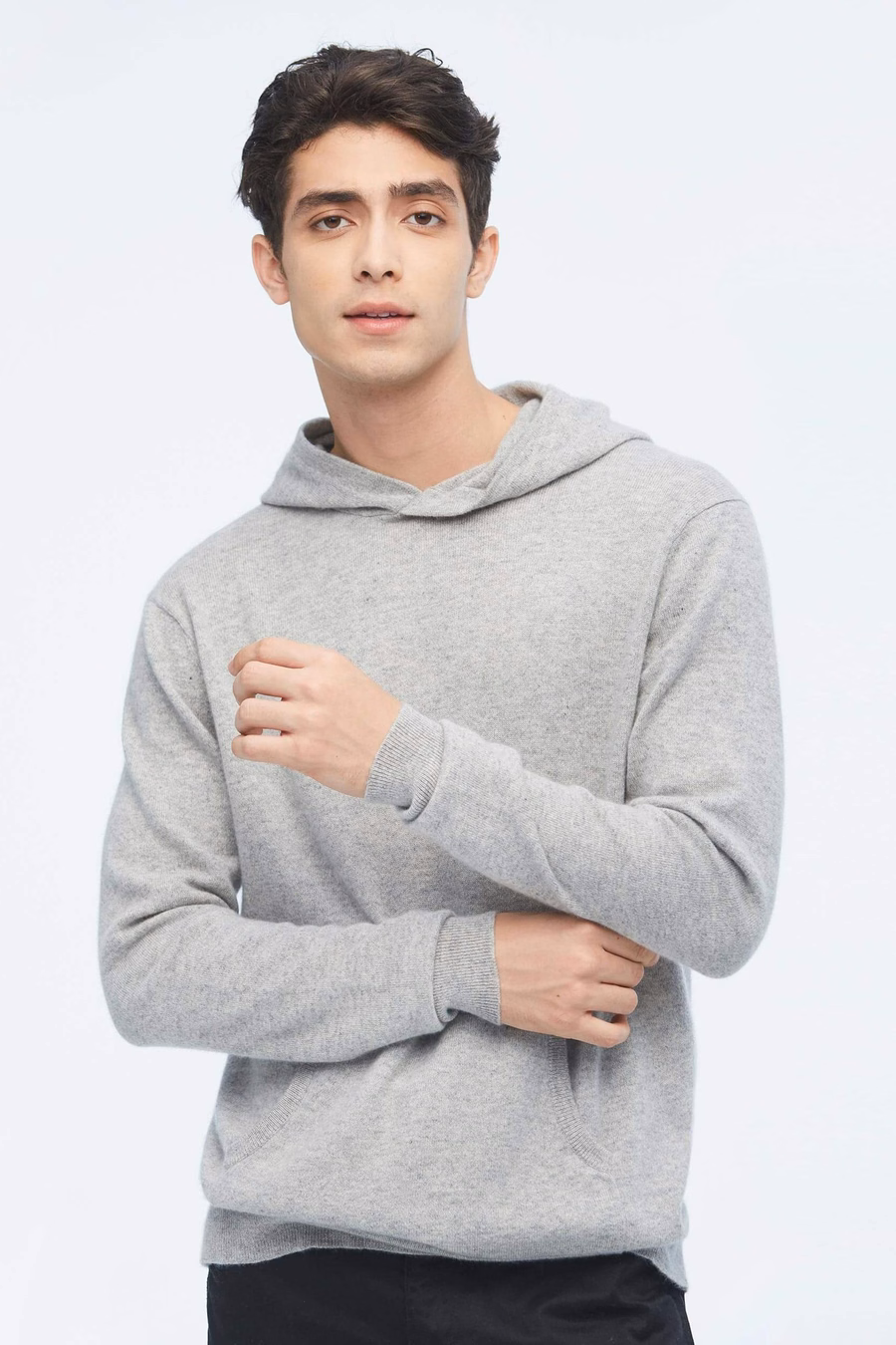Kashmir Pullover Hoodie Voor Mannen