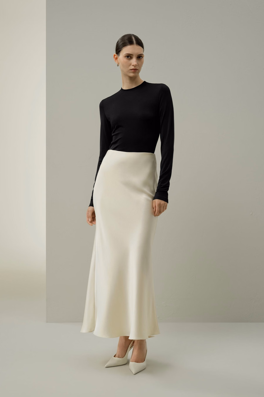Zijde Breeze Jersey Lange Mouwen Slinky Top