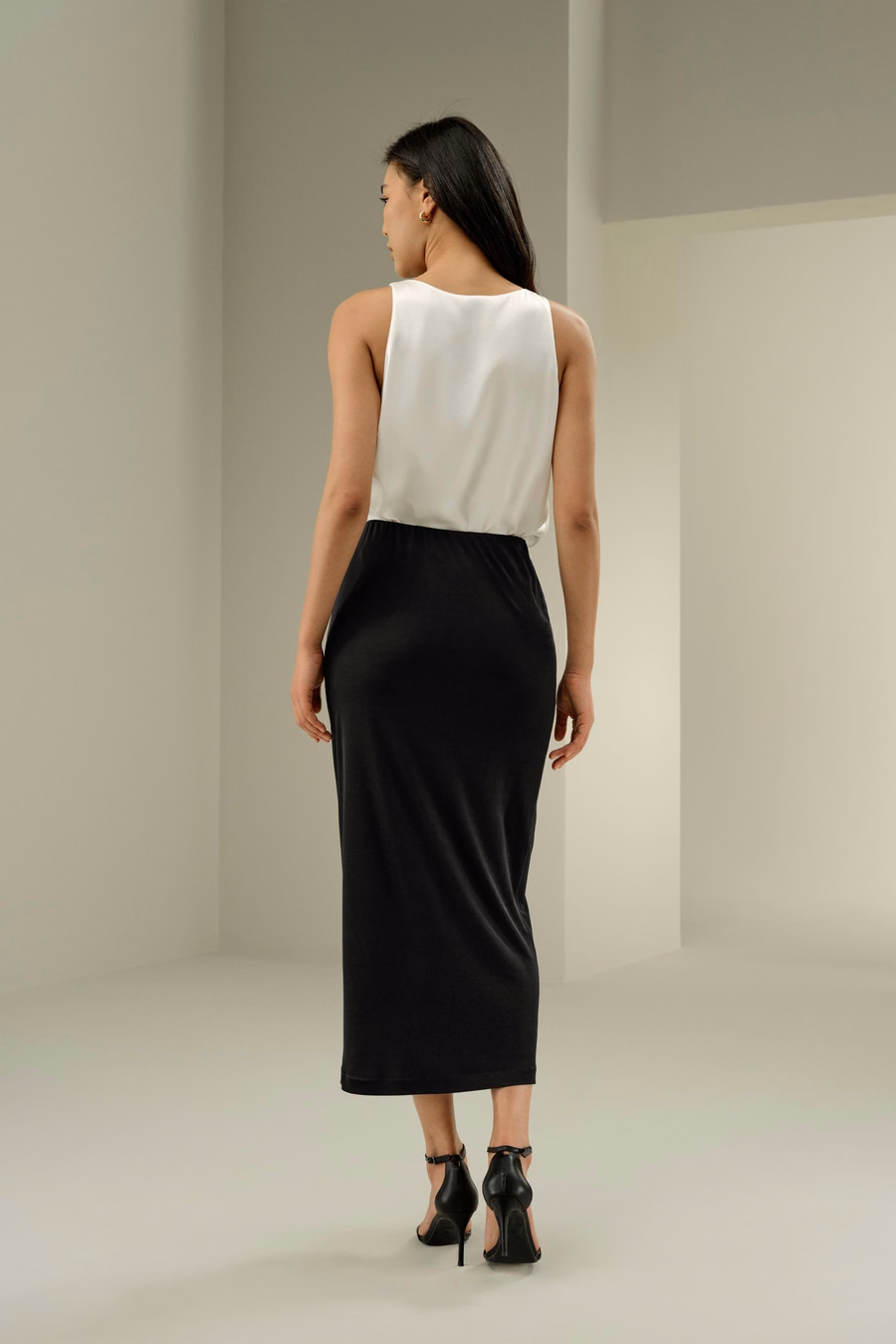 Elegante Zijden Midi Rok