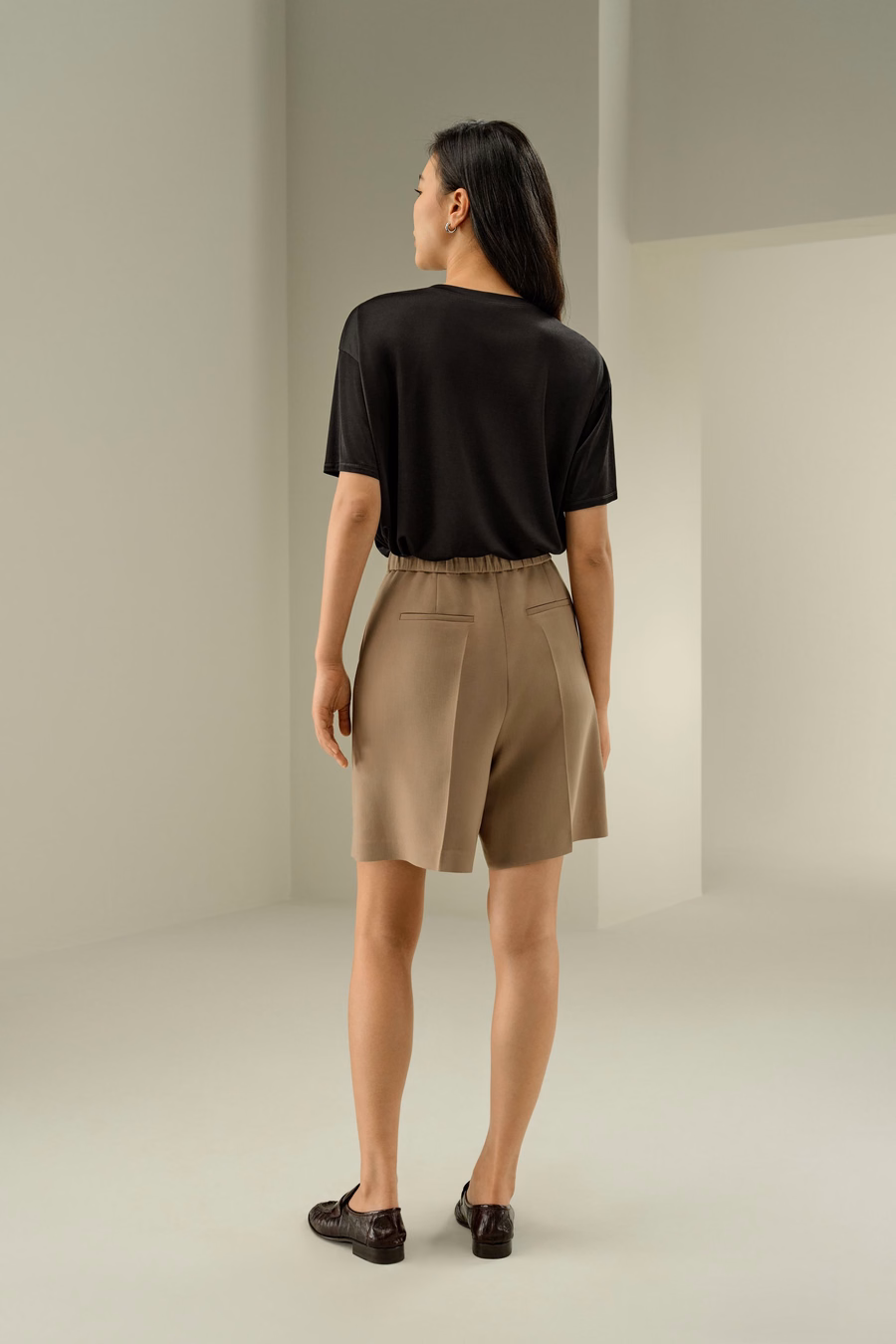 Oversized Zijde Jersey T-shirt