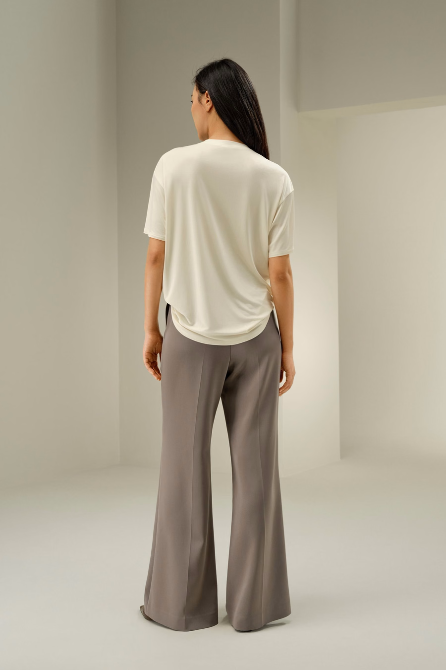 Oversized Zijde Jersey T-shirt