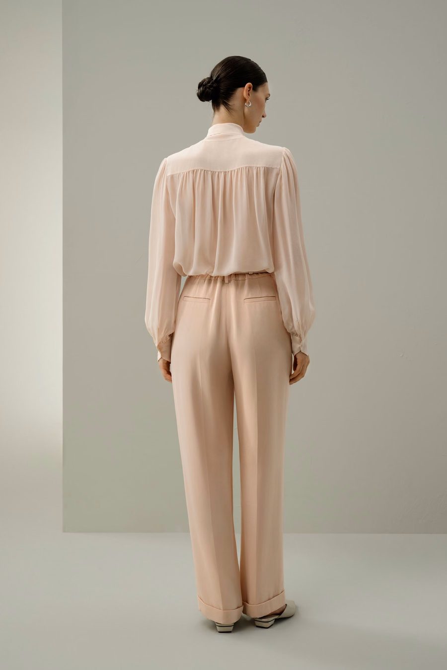Strikzijde jasmijn blouse