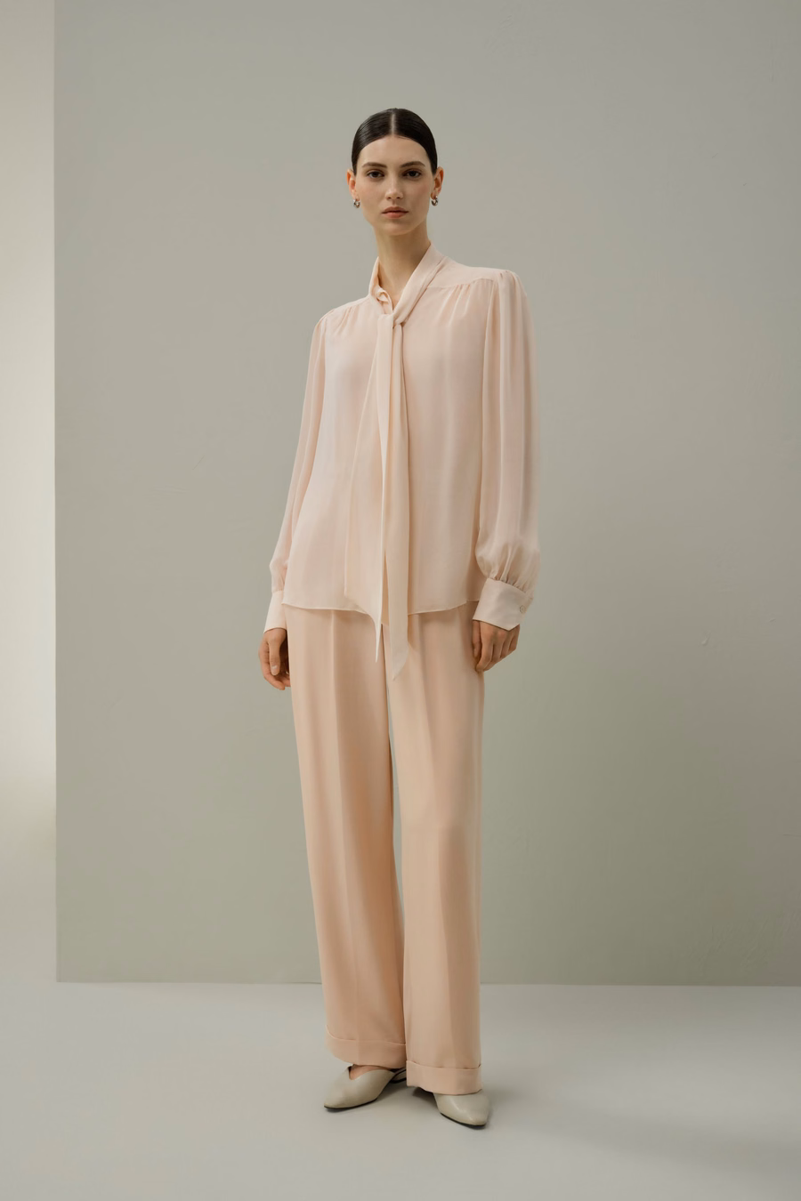 Strikzijde jasmijn blouse
