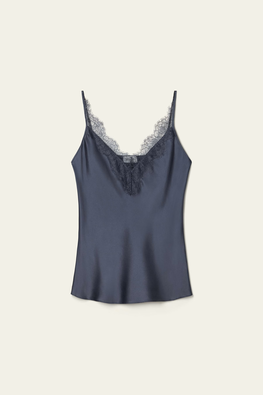 Kant-Trim Zijde Camisole