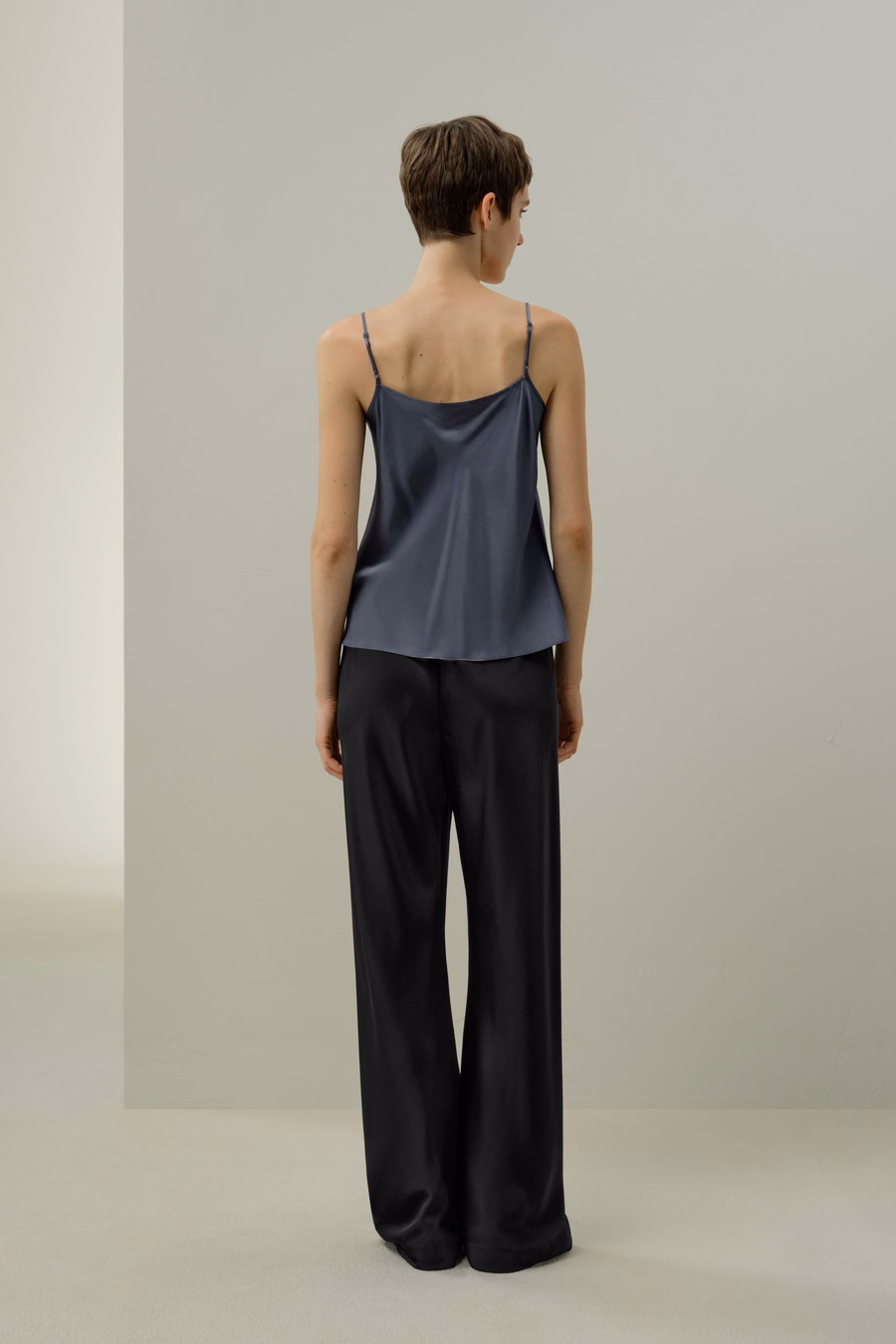 Kant-Trim Zijde Camisole