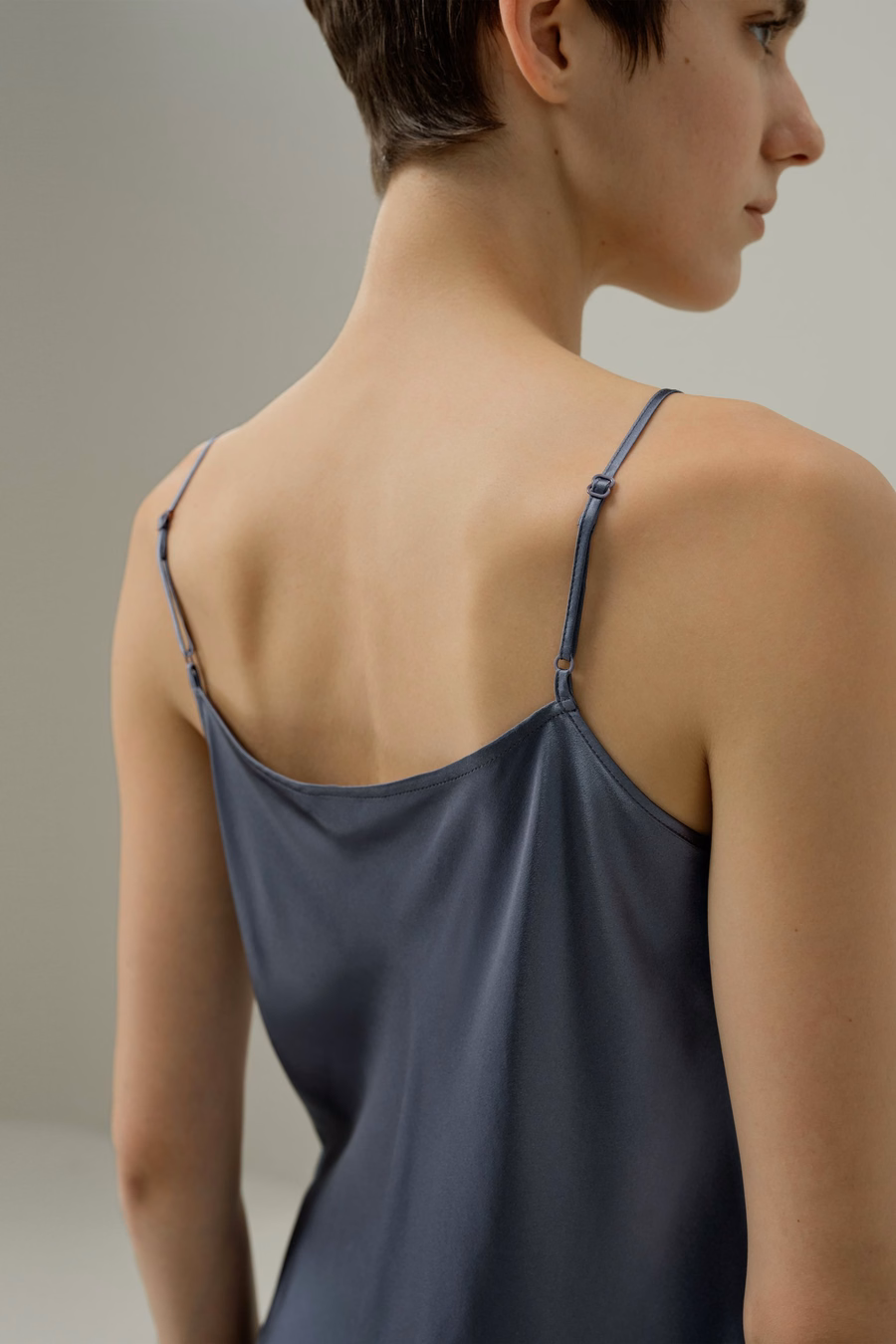 Kant-Trim Zijde Camisole