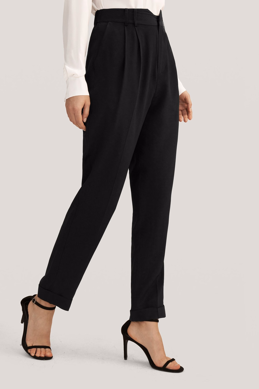 Getailleerde Zijde Broek