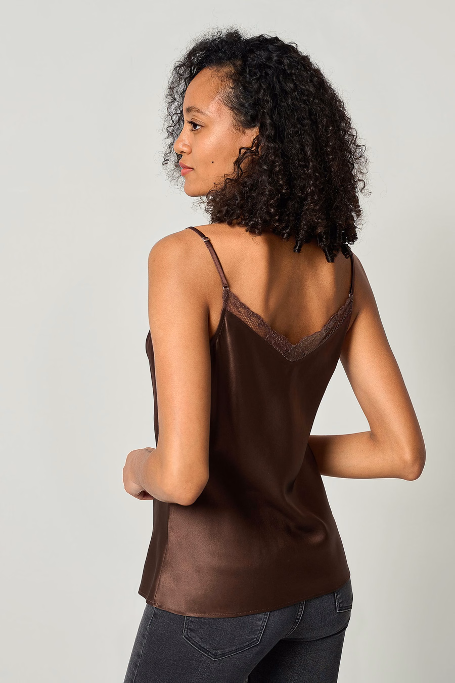 LILYSILK X MIM Kant Zijde 2 in 1 Cami