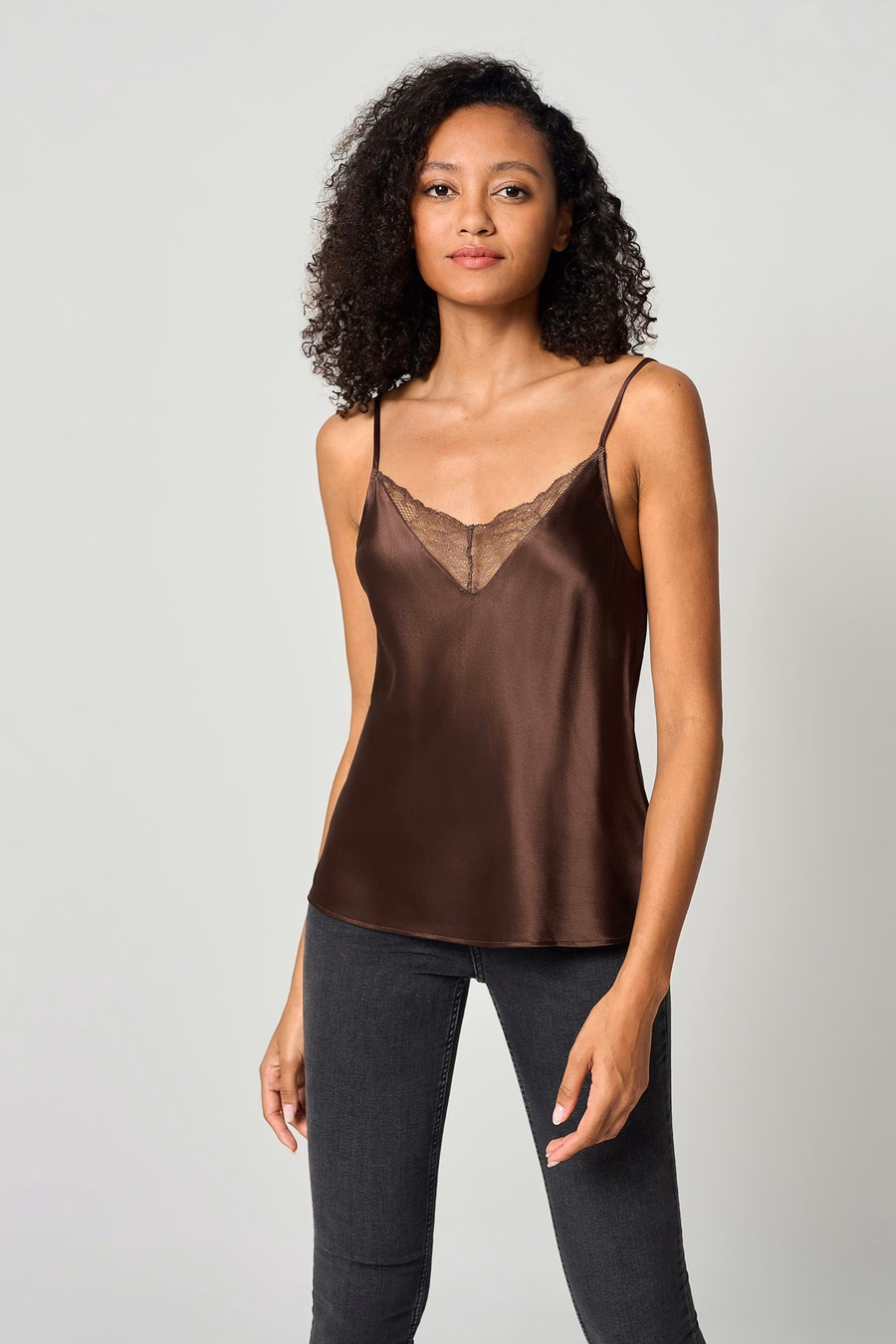 LILYSILK X MIM Kant Zijde 2 in 1 Cami