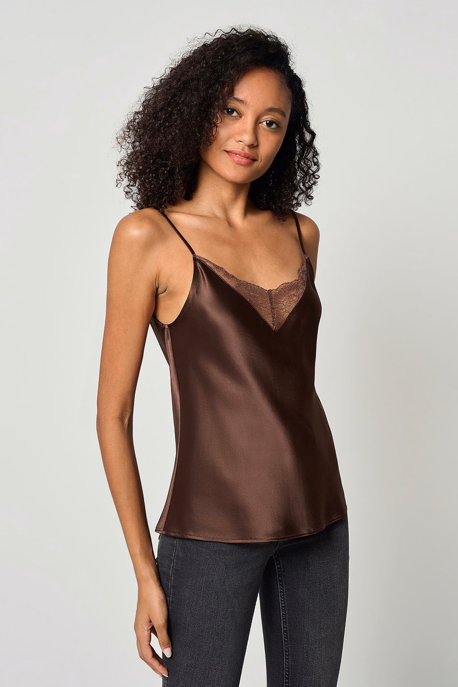 LILYSILK X MIM Kant Zijde 2 in 1 Cami