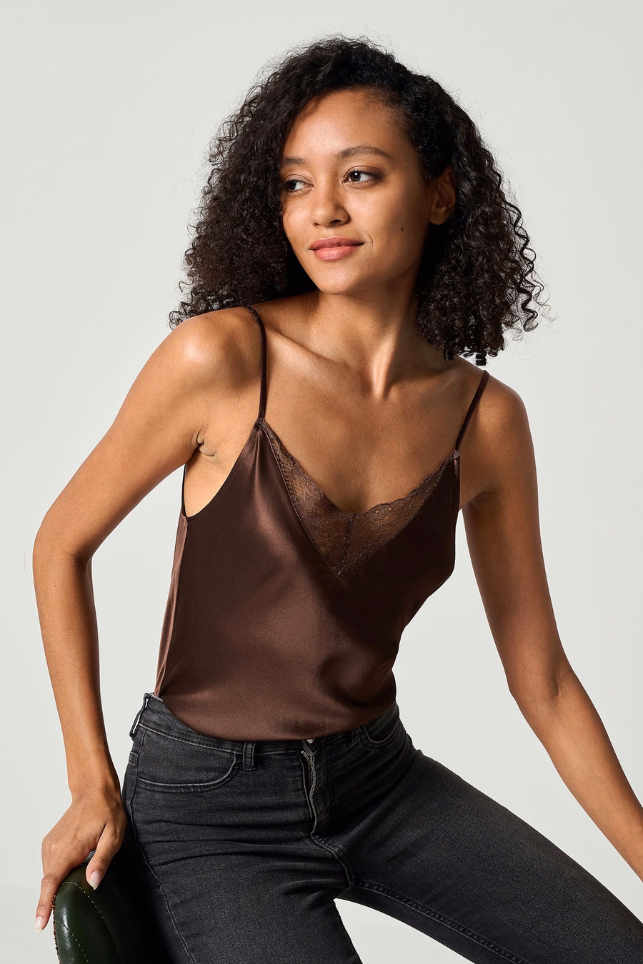 LILYSILK X MIM Kant Zijde 2 in 1 Cami