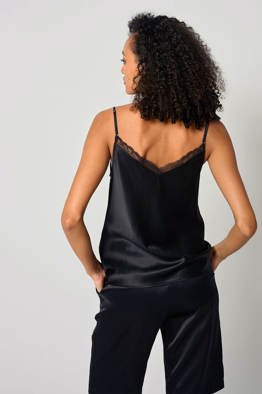 LILYSILK X MIM Kant Zijde 2 in 1 Cami