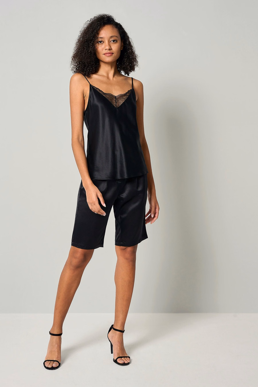 LILYSILK X MIM Kant Zijde 2 in 1 Cami