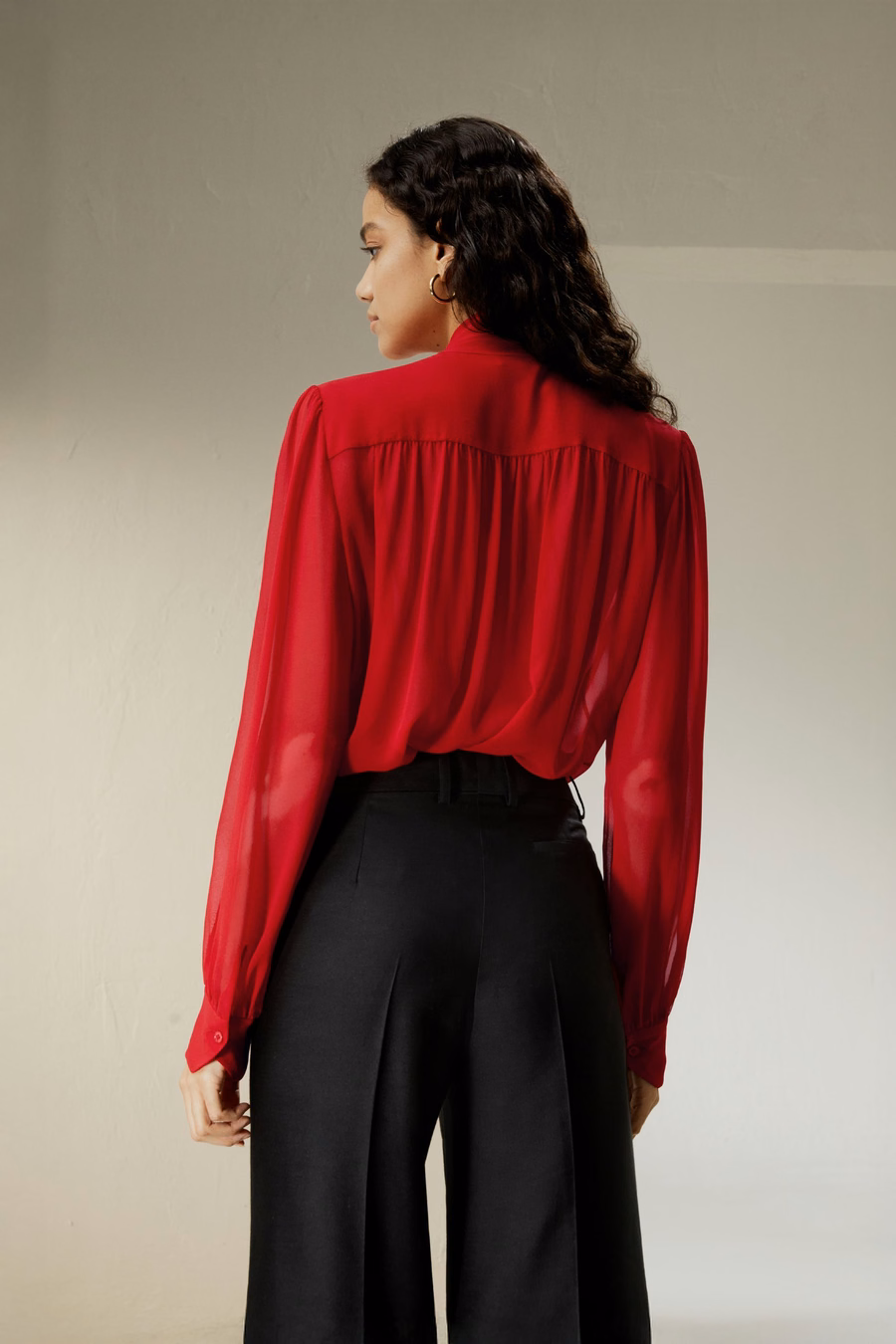Strikzijde jasmijn blouse