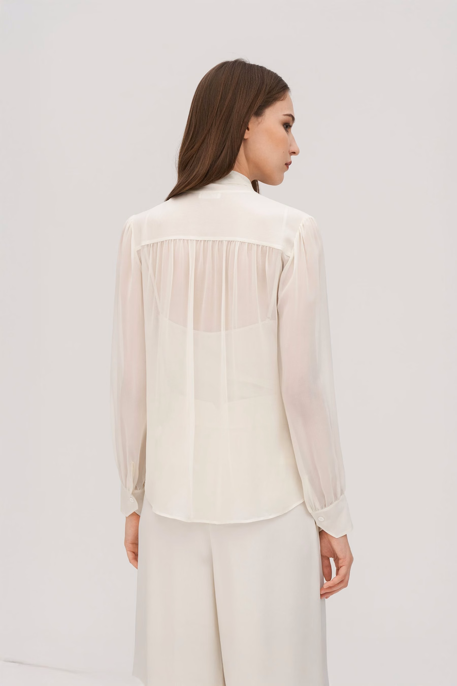 Strikzijde jasmijn blouse