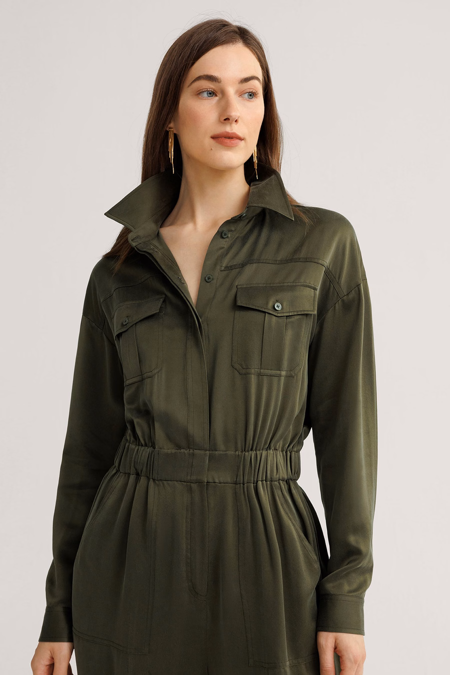 Sandwashed Safari Jumpsuit