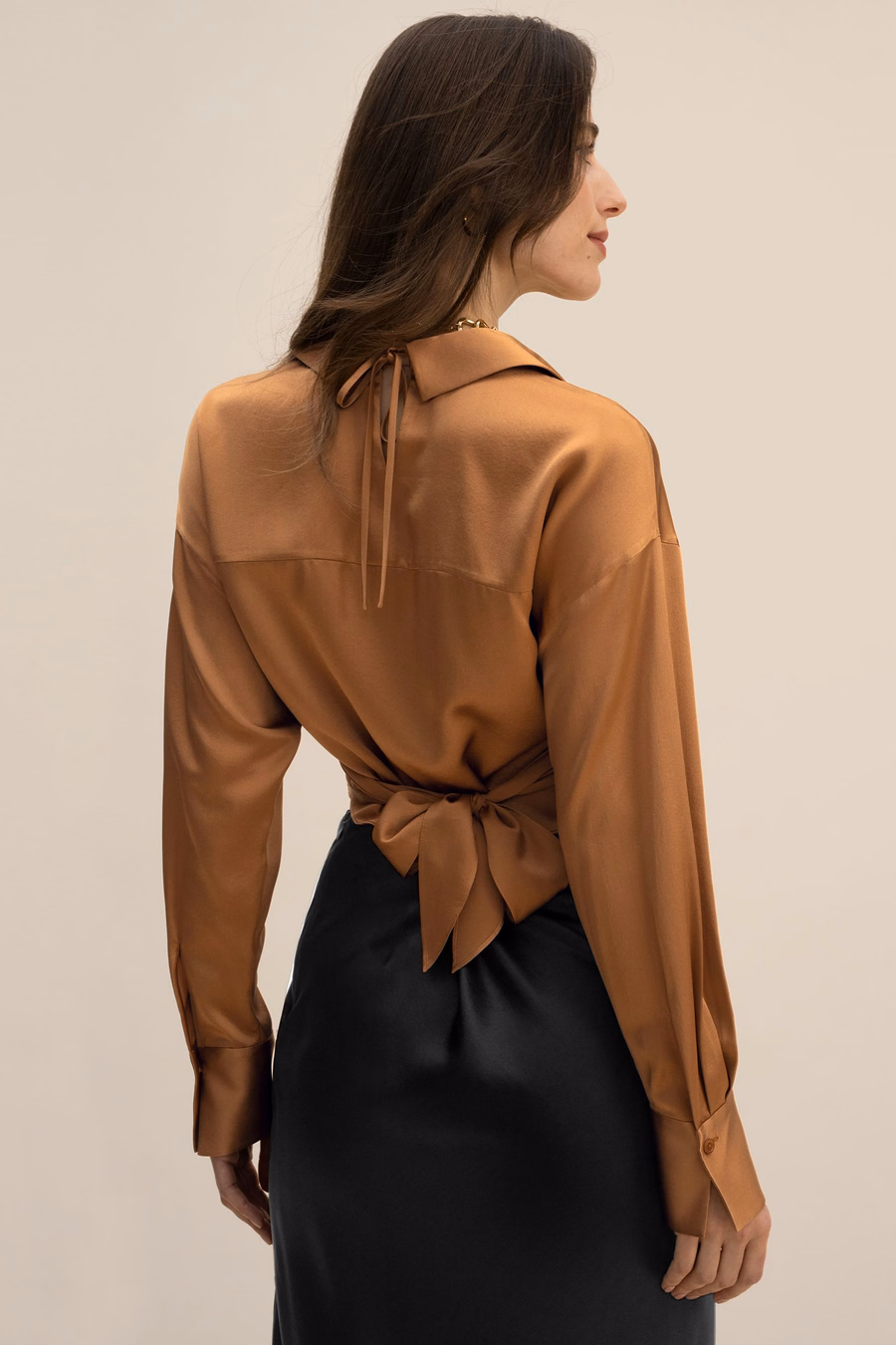 Overslag Cropped Shirt