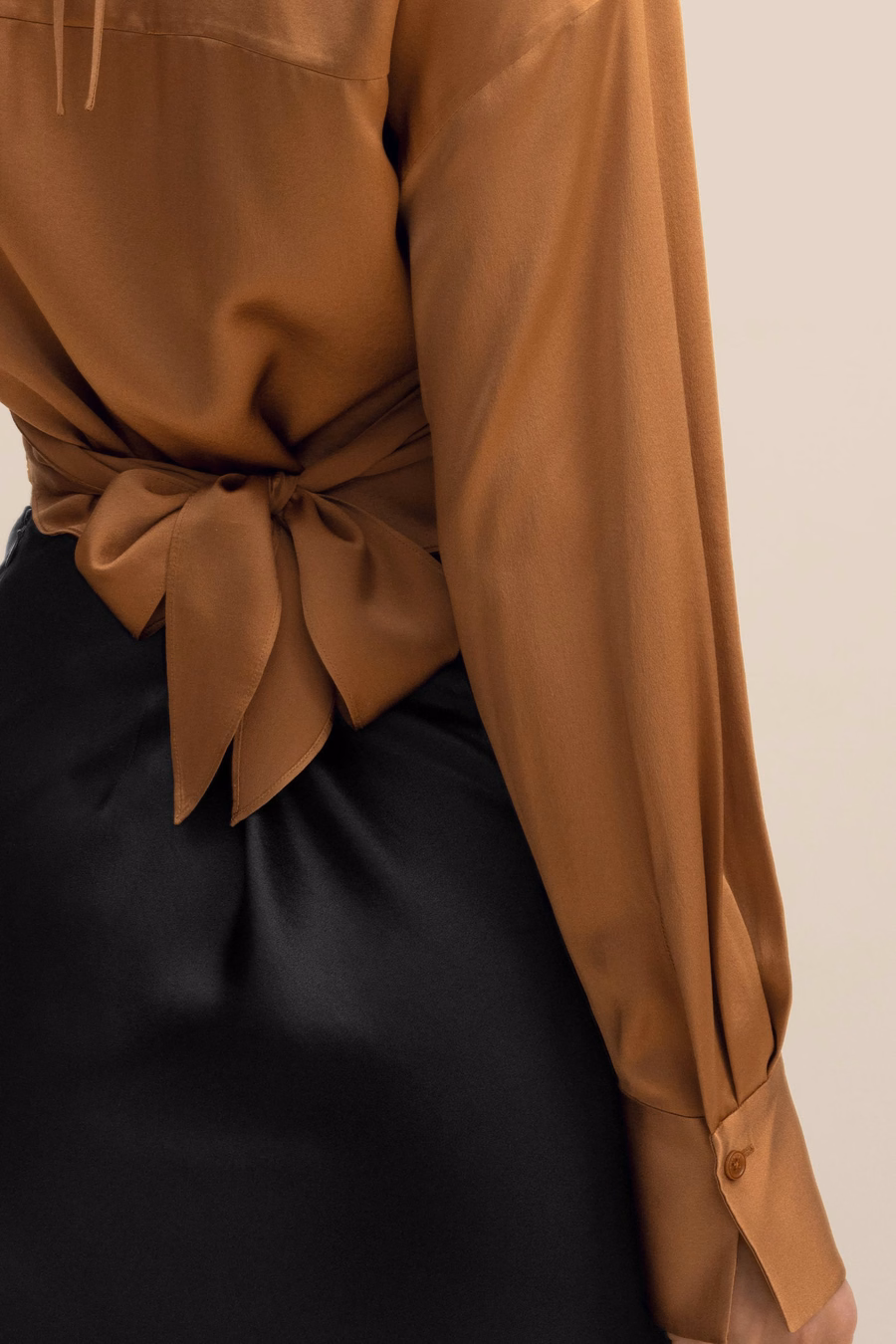 Overslag Cropped Shirt