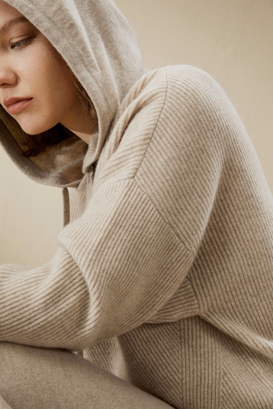 Eshe 2-in-1 Kasjmier Afneembare Hoodie