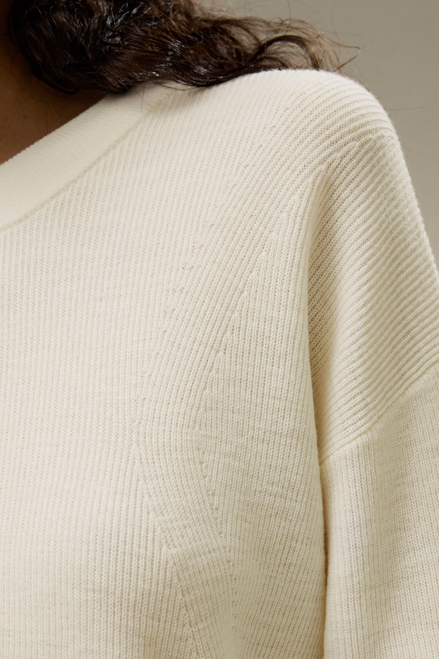 Ultra-fijne Merino Woll Crewneck Sweater