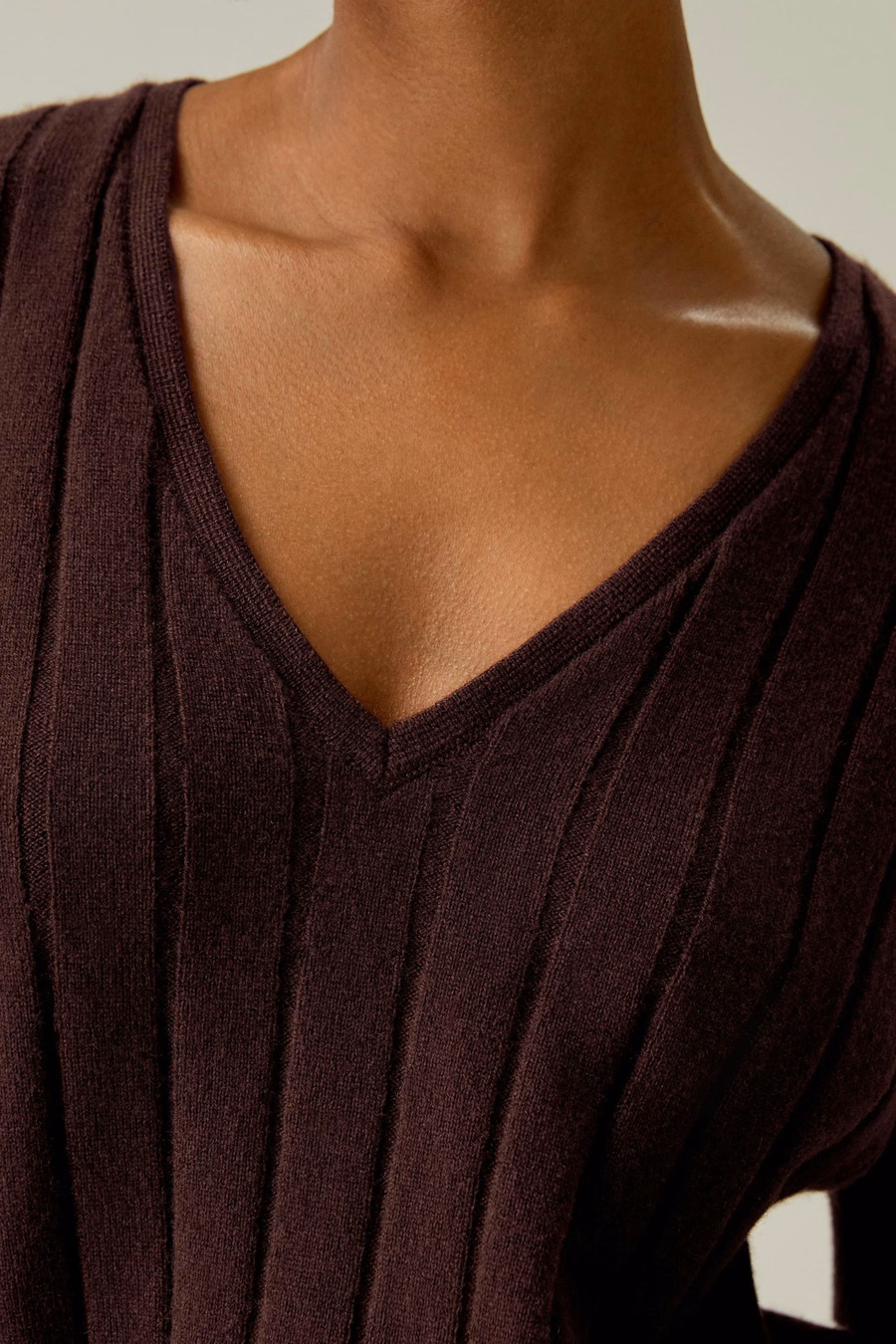 V-Neck Cashmere T-shirt