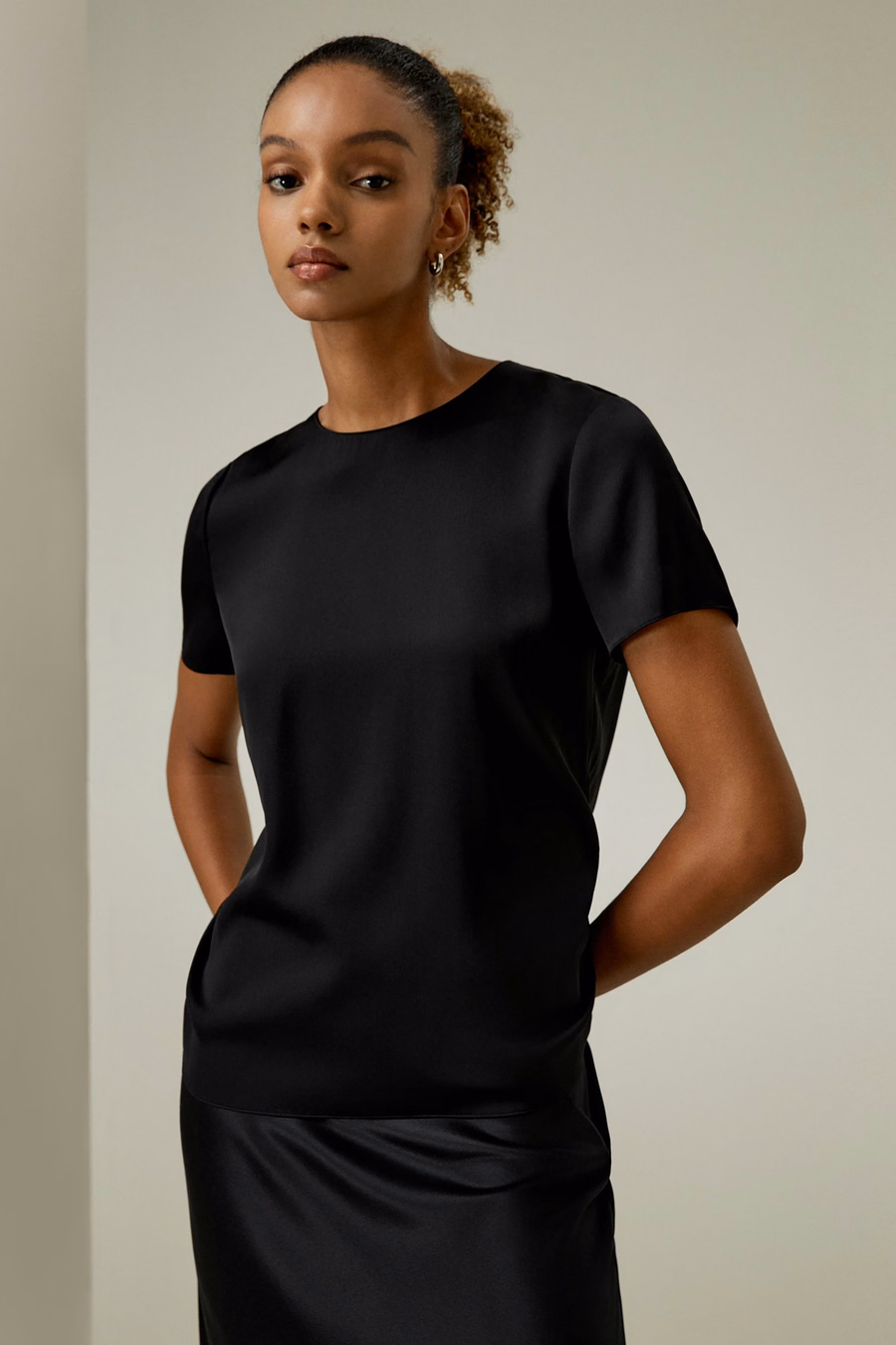Basiszijde T-shirt