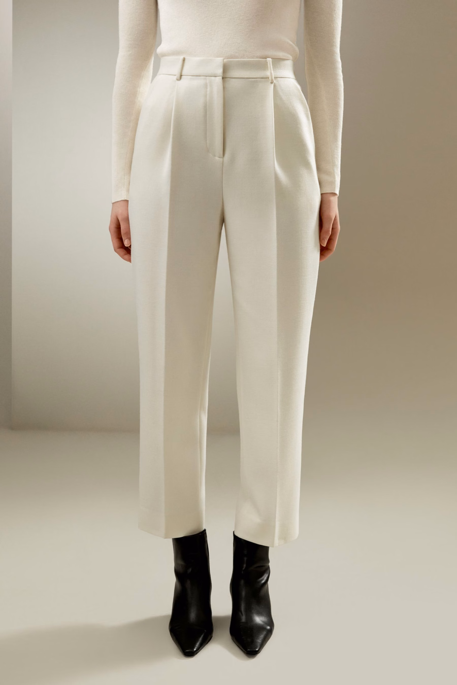 Medium Rise Business Trousers