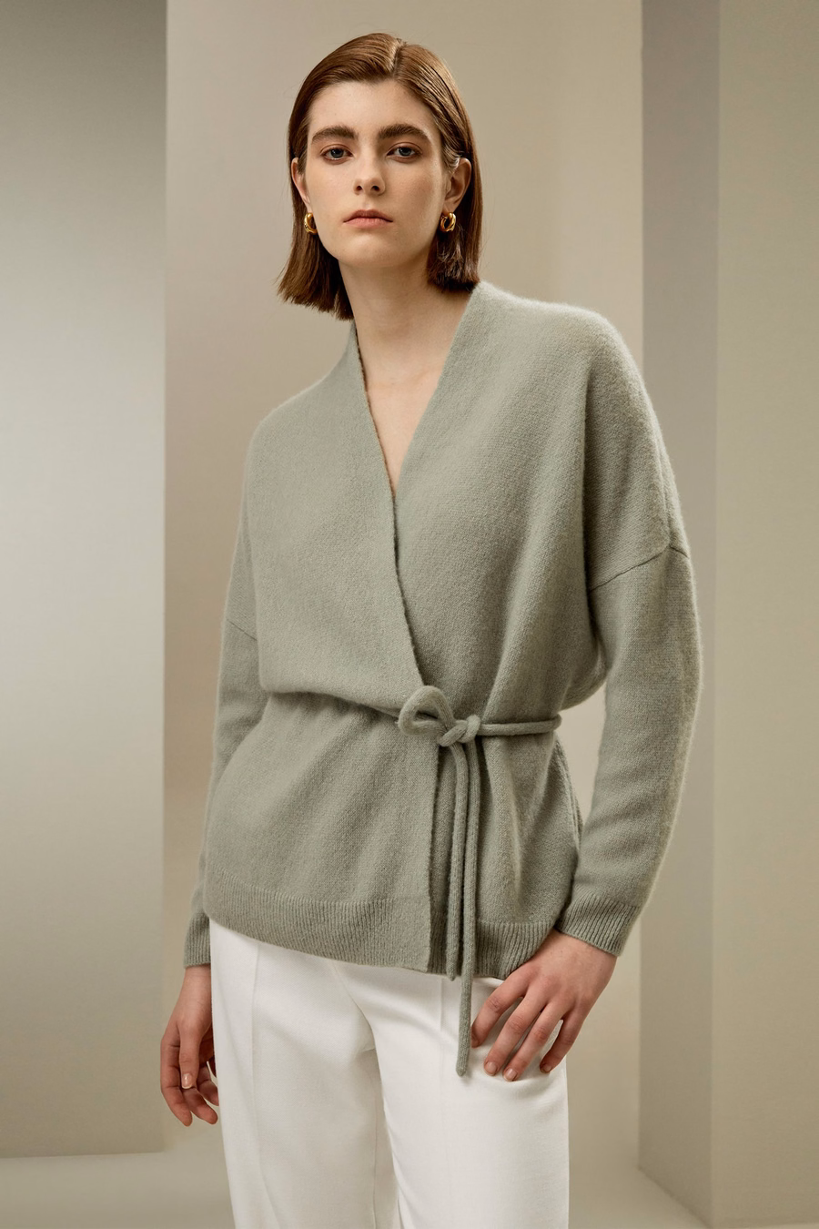 Lounge Wrap Knit Cardigan